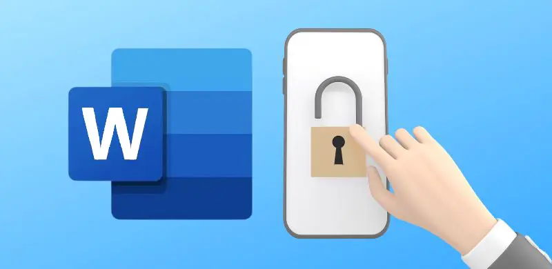حماية مستند وورد